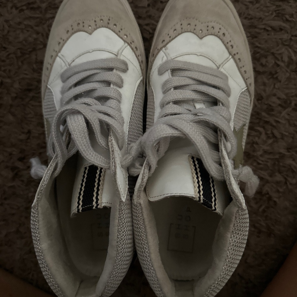 Golden goose inspired high top sneakers